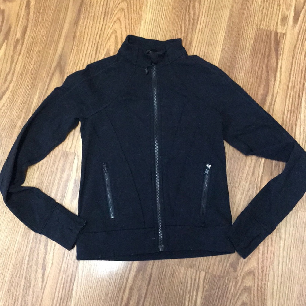 Ivivva Size 8 Black Perfect Your Practice Jacket